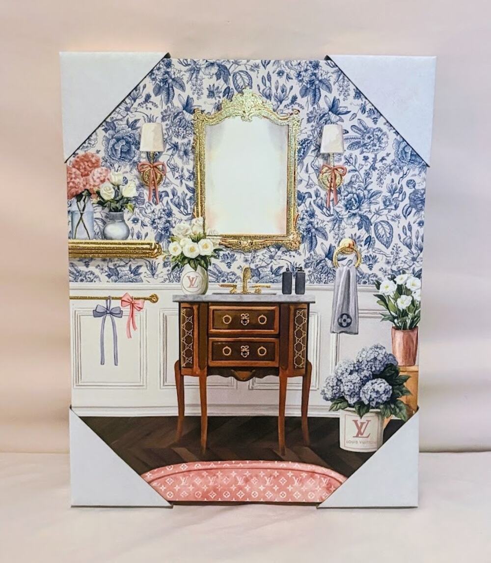 Bathroom Vanity Fashion Wall Art